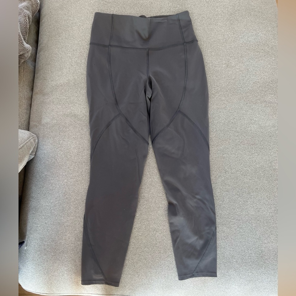 Grey 25” or cropped Lululemon leggings